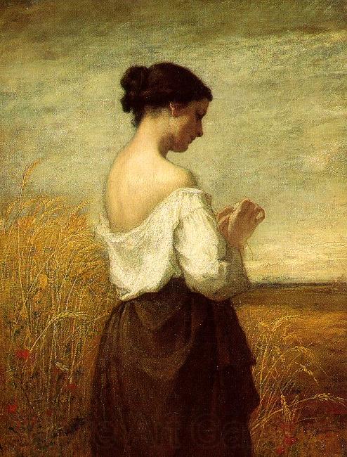 William Morris Hunt Peasant Girl Spain oil painting art